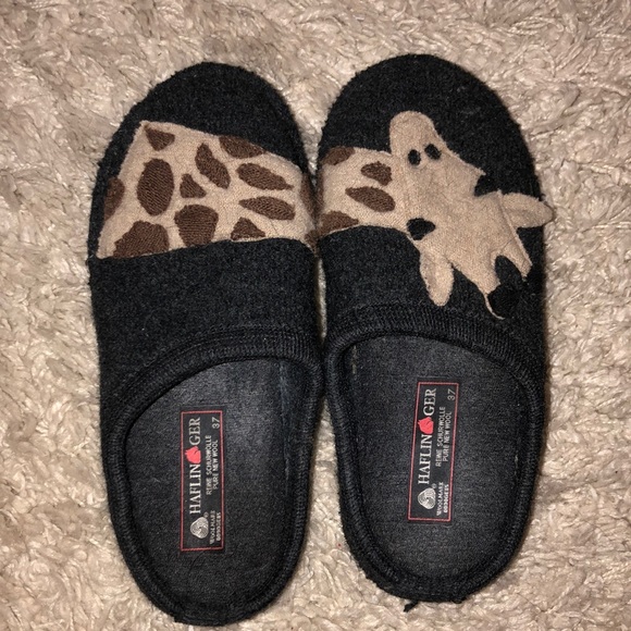 haflinger owl slippers